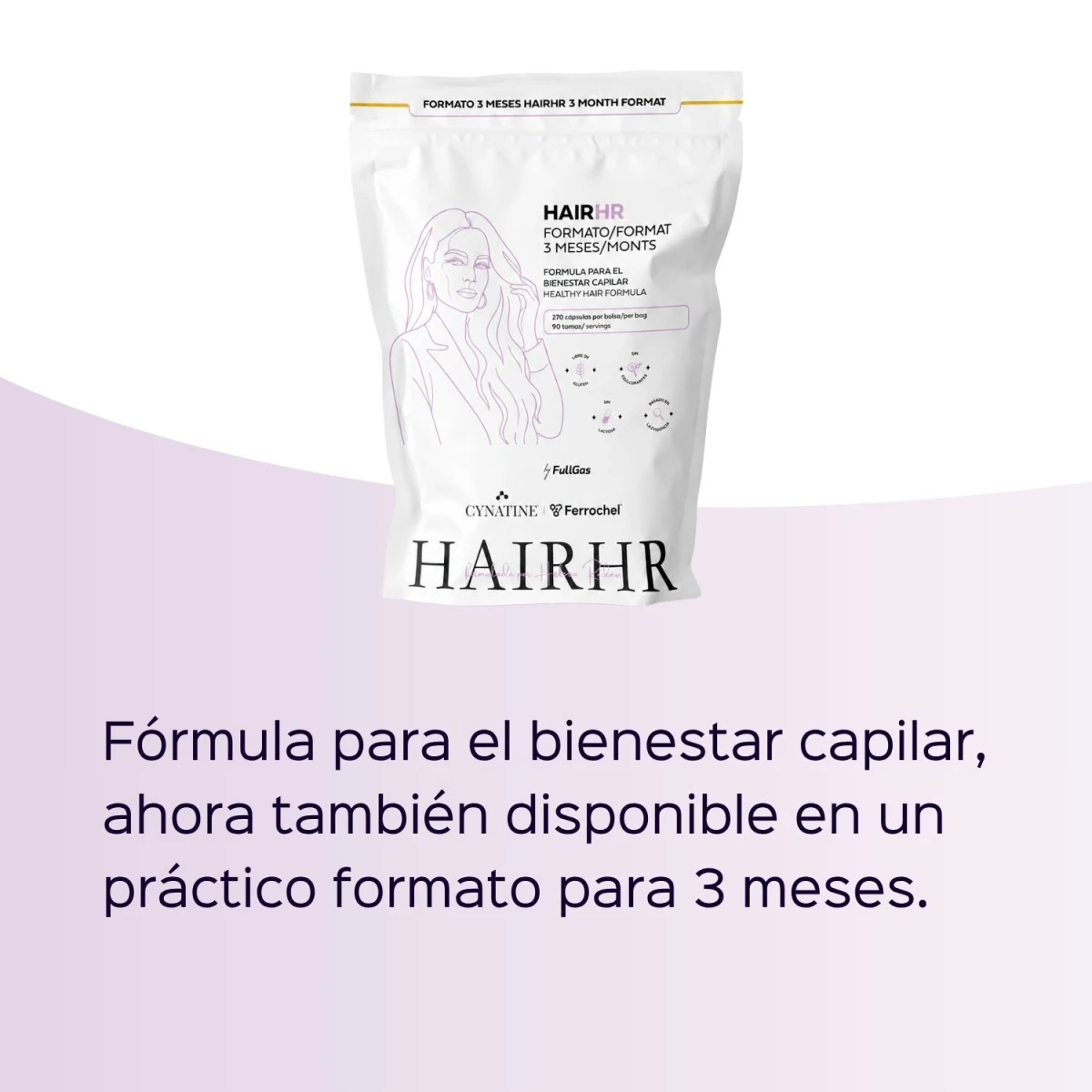 HairHR (3 Meses) - Cápsulas - 90 tomas
